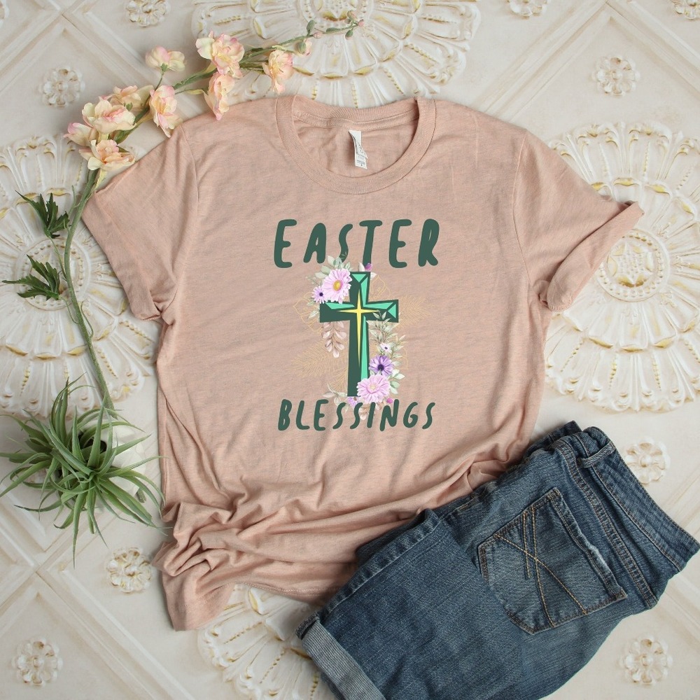 Easter Blessing Shirt, Christian Easter Shirt, Jesus Shirt, Inspirational Shirt